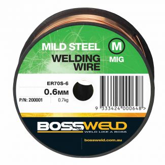 Bossweld MIG Wire x 0.6mm (0.7 Kg Spl)