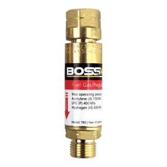 Bossweld Flashback Arrestor Fuel Regulator End