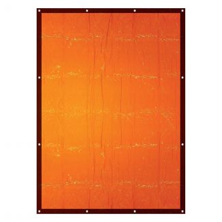 BossSafe 1.8Mt x 1.3Mt Orange Welding Curtain