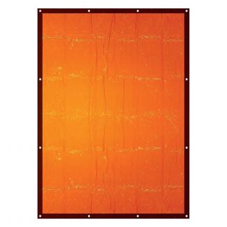 BossSafe 1.8Mt x 1.3Mt Orange Welding Curtain