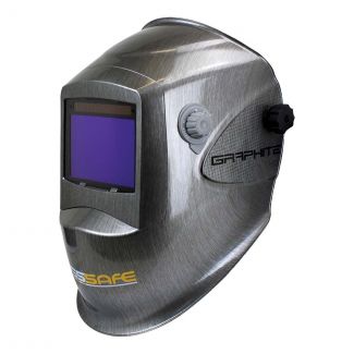 BossSafe Graphite Wide View Electronic Welding Helmet