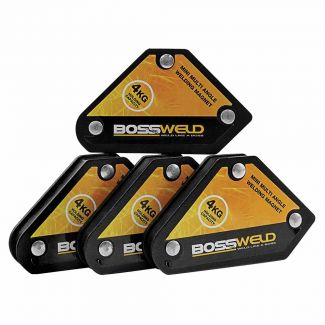 Bossweld Multi Angle Mini Magnet 4 Pack