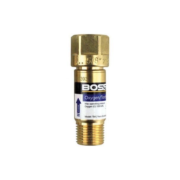 Argonxpress Bossweld Flashback Arrestor Oxygen Torch End