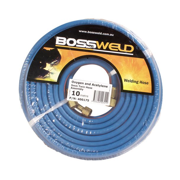 Bossweld Oxygen/Acetylene Twin Hose Assembly - 10Mt