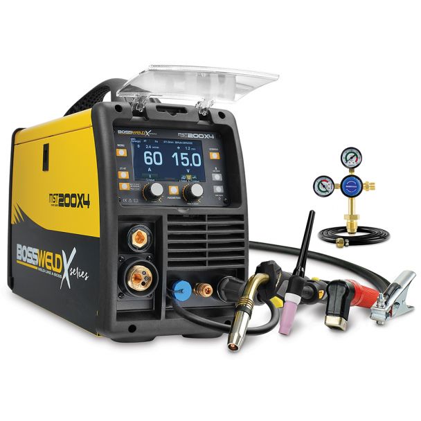 Bossweld X4 - MST 200 AC/DC Multi Process Inverter welder 240V