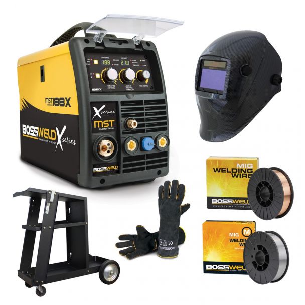 Bossweld MST 188X Inverter Welder Bundle