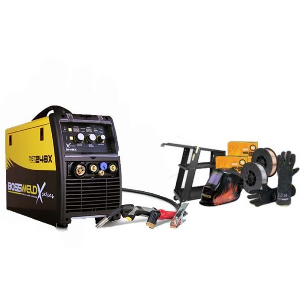 Bossweld MST 248X Inverter Welder Bundle