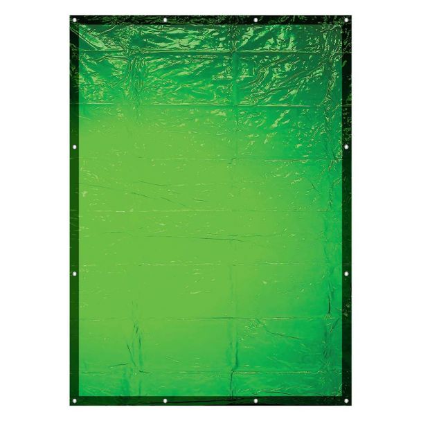 BossSafe 1.8Mt x 1.3Mt Green Welding Curtain