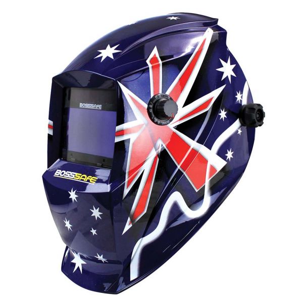 BossSafe Patriot Trade Electronic Welding Helmet
