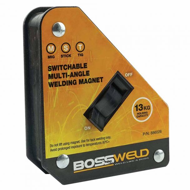 Bossweld Switchable Multi Angle 13 Kg Welding Magnet
