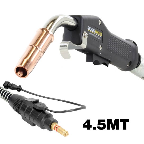 Bossweld Tweco Style MIG Torch TW4 15ft (4.5Mt) Bayonett Connection